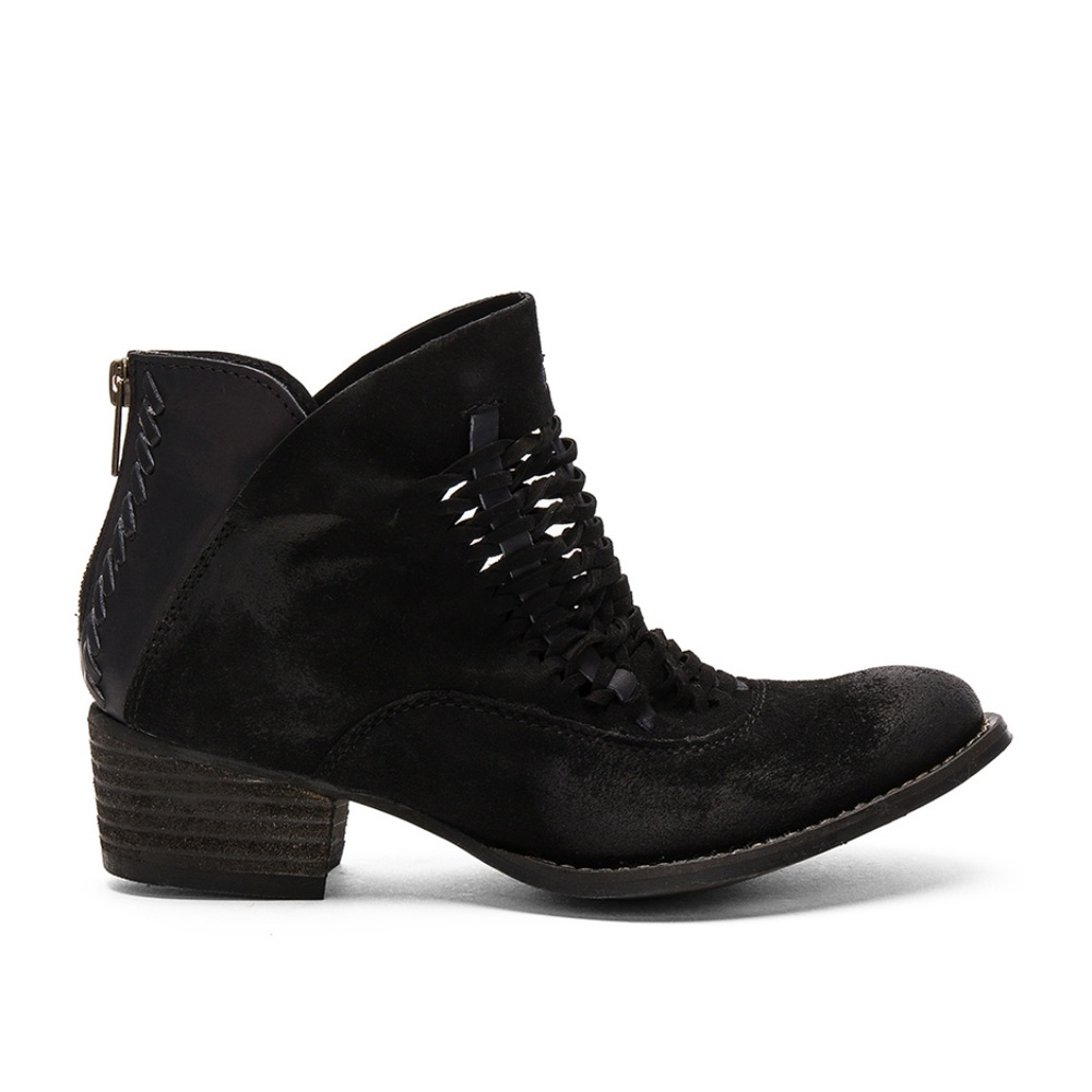 Rebels Cori Woven Suede & Leather Bootie - Picture 1 of 7